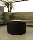 ROUND FIRETABLE cubierta de metal CHIMENEA MANUAL - HF