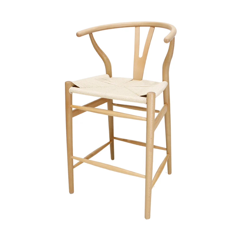 WISHBONE BANCO COUNTER REPLICA NATURAL - JM26