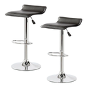 SONI SET 2 BANCOS  NEGROS ALTURA AJUSTABLE - JM26.