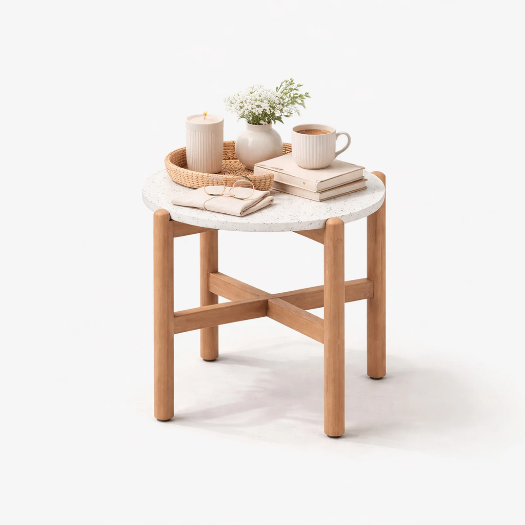 BEQ MESA LATERAL PARA EXTERIOR - JM26. *nuevo