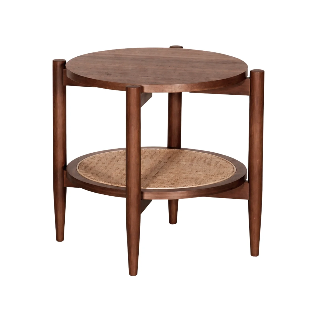 KANG MESA LATERAL NOGAL - JM26. *nuevo