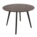 FRANK MESA DE COMEDOR CIRCULAR 100 TONO NOGAL - JM26. Quedan pocos consultar disponibilidad