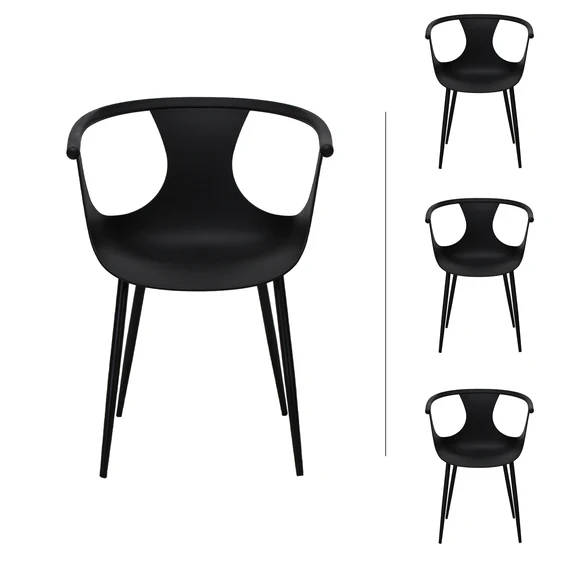 ZARO SILLA set 4 NEGRA - JM26.