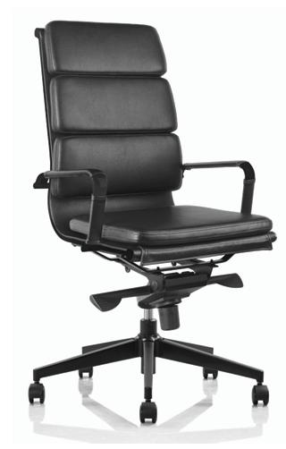 MADRID SILLA OFICINA RESPALDO ALTO NEGRA/NEGRA - M26