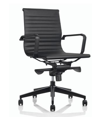 EAMES SILLA OFICINA RB REPLICA CADIZ NEGRA/NEGRA - M26