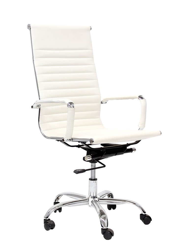 CADIZ ECO SILLA OFICINA RESPALDO ALTO BLANCO - MO26 *solo pieza disponible en tienda