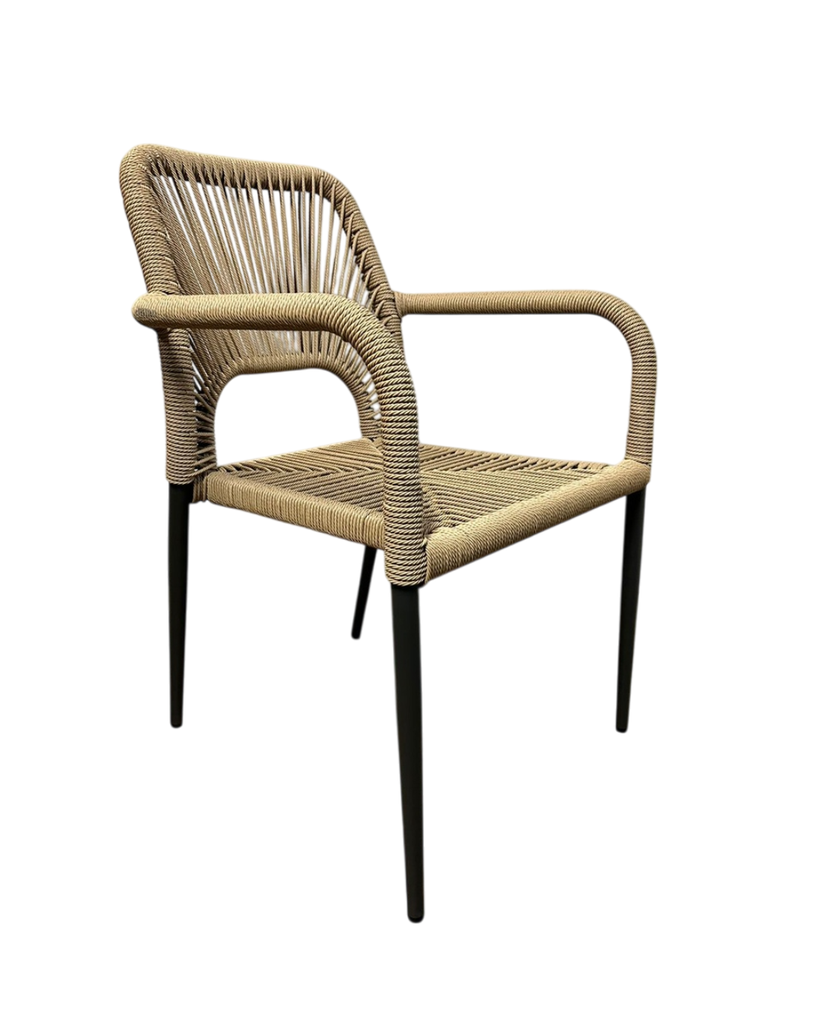 ALOHA SILLA PARA EXTERIOR APILABLE taupe - MO26