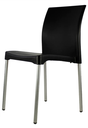 VIVAN set 6 SILLAS 100% EXTERIOR NEGRO - JM26