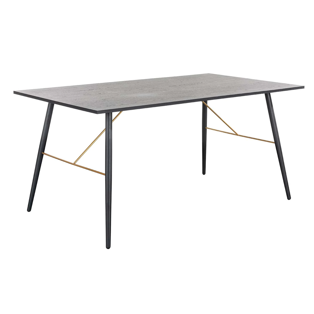 LUX MESA DE COMEDOR RECTANGULAR 160x90 NEGRO - JM26.