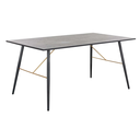 LUX MESA DE COMEDOR RECTANGULAR 160x90 NEGRO - JM26.