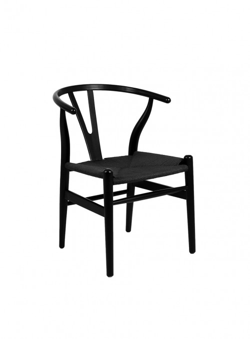 WISHBONE SILLA REPLICA PREMIUM negro/negro - MO26 *quedan pocas