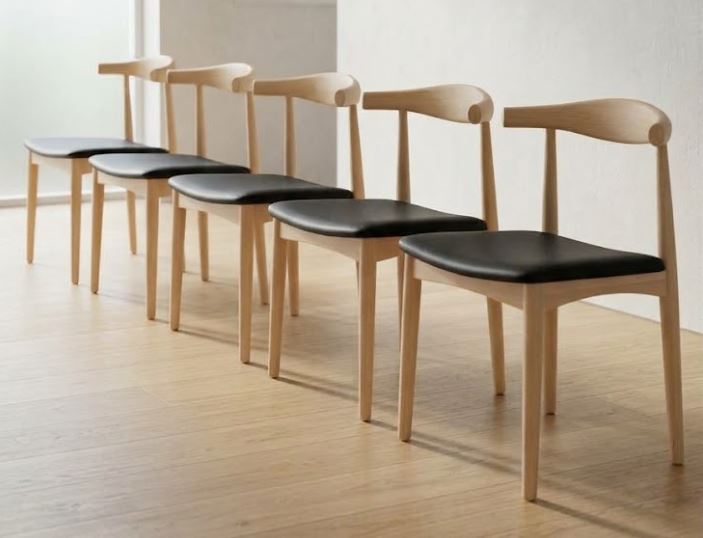 MONACO SILLA SIN BRAZO natural set 5 sillas - MO26 piezas únicas