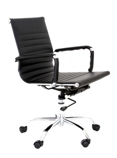 CADIZ SILLA OFICINA RESPALDO BAJO ECO - M25 *agotado cafe