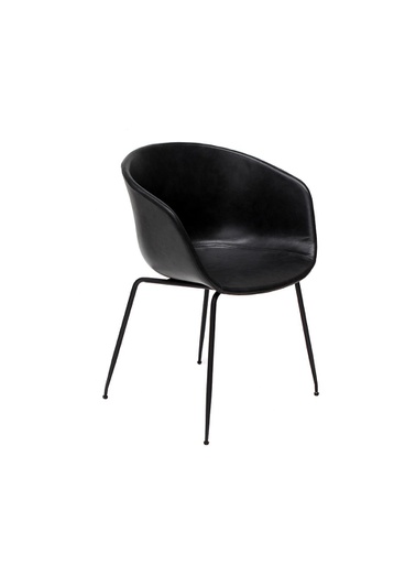 [Silla STELLA] STELLA SILLA PIEL VEGANA NEGRA - MO26