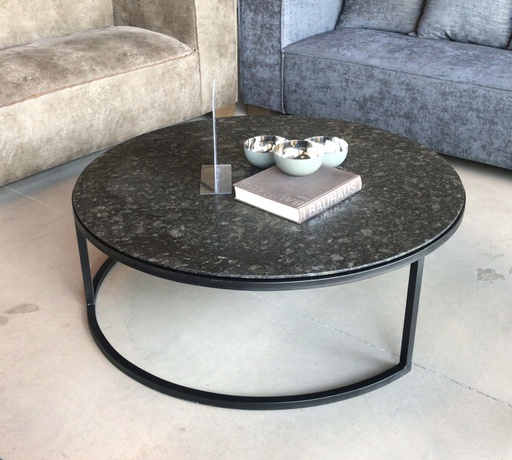 Mg granito negro mesa de centro 100cm exhibicion- MG