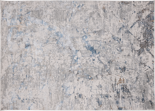 [10473] ADARA T2255 CREMA AZUL 160*230 TAPETE - LN25 