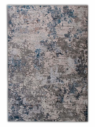 [6846] DARICA T2071 CREMA AZUL 300*400 TAPETE - LN26