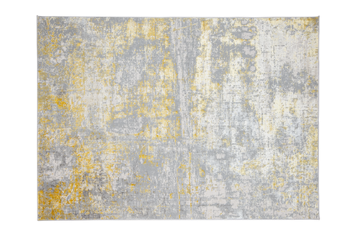 [10276] DENIZ U7010 ORO CREMA GRIS 240*330 TAPETE - LN26 