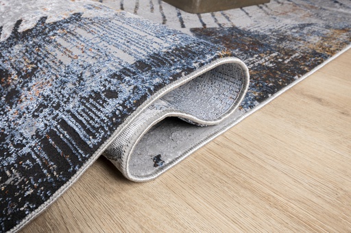 [10477] ADARA T2256 GRIS CREMA ORO 240*340 TAPETE - LN26 