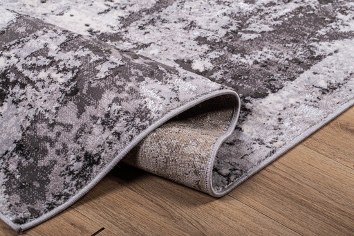 [8863] AYDA T9023 GRIS GRIS OSCURO 240*330 TAPETE - LN25