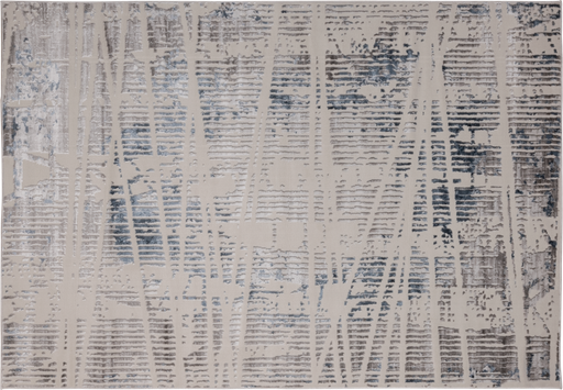 [11119] BETSY 5018 CREMA GRIS AZUL 60*90 TAPETE - LN25 