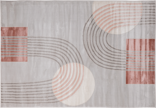 [10404] BETSY U5020 CREMA GRIS ROSA 240*330 TAPETE - LN25 