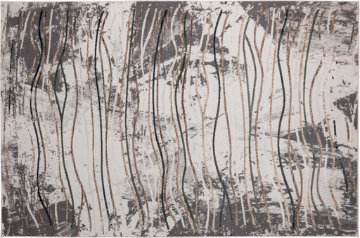 [10666] DELME T5153 CREMA GRIS VERDE 160*230 TAPETE - LN25 