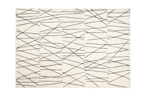 [11077] MYRA D2020 BEIGE GRIS 200*290 TAPETE PARA EXTERIOR - LN26
