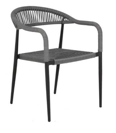 [SILLA HUATULCO GRIS] MAUI SILLA PARA EXTERIOR GRIS - MO26