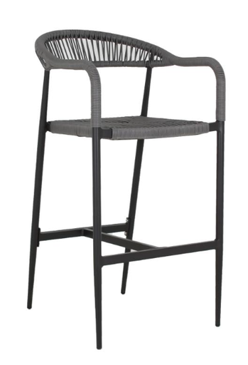 [HUATULCO] MAUI BANCO ALTO PARA EXTERIOR GRIS - M25