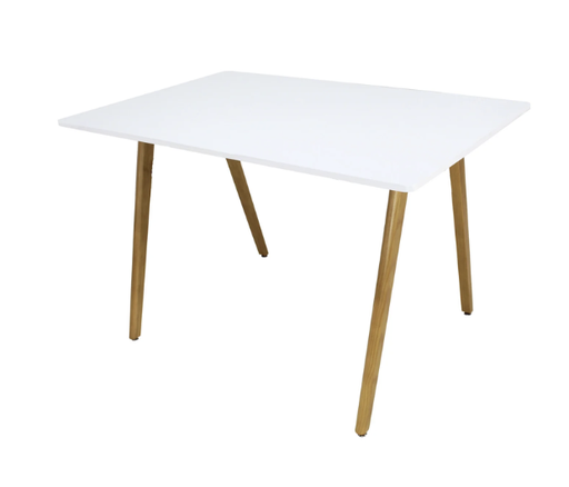FRANK MESA DE COMEDOR RECTANGULAR 120x70  BLANCO - JM26.