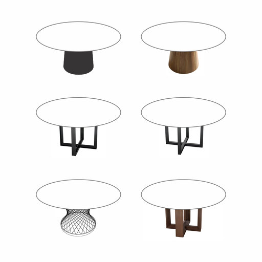 PIEDRA CIRCULAR 150cm MESA DE COMEDOR - MG25
