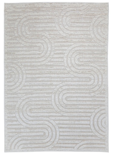 [12935] BELINA U6055 BEIGE MARFIL 200*290 TAPETE PARA EXTERIOR - LN26  - Quedan pocos