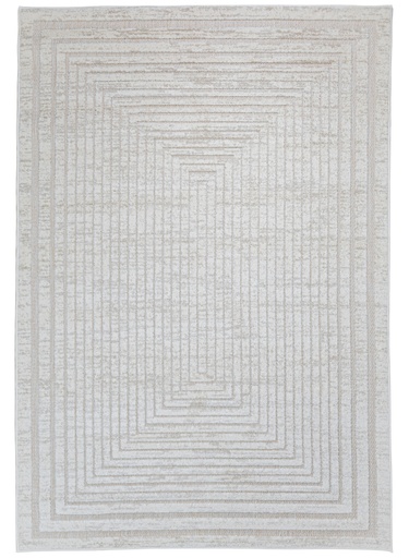 [12948] BELINA U6057 BEIGE MARFIL 60*90 TAPETE PARA EXTERIOR - LN25