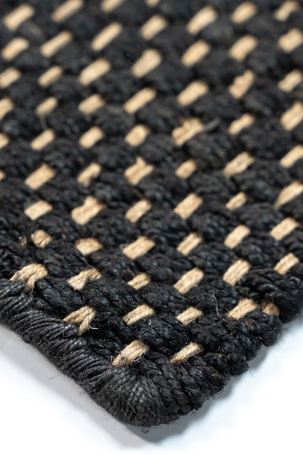 [11832] GANGES D2041 NEGRO 160*230 TAPETE - LN25