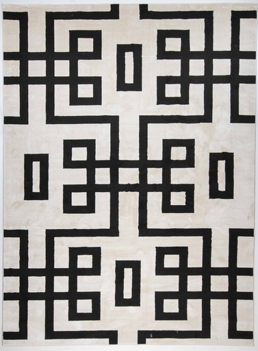 [11334] OPTIKA T9049 CREMA NEGRO 400*300 TAPETE - LN25