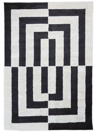 [12479] OPTIKA T9054 CREMA NEGRO 240*330 TAPETE - LN26