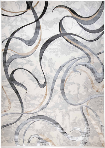 [11200] FATIMA T2322 GRIS CREMA 60x90cm TAPETE - LN26