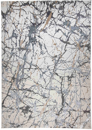 [11203] FATIMA T2323 GRIS CREMA 240*340 TAPETE - LN25