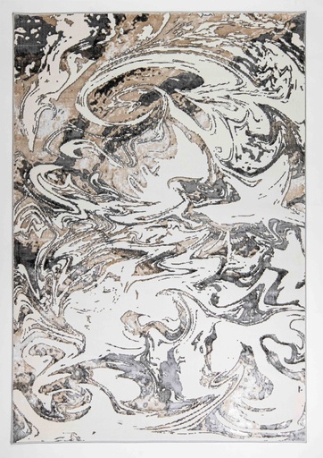 [11370] FATIMA T2336 GRIS CREMA 160*230 TAPETE - LN26