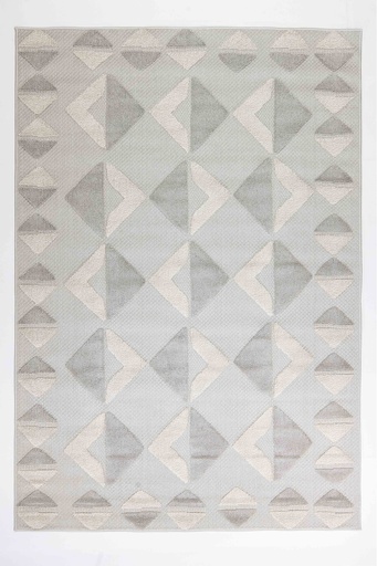 [11493] FORZA T2367 CREMA GRIS 300x400cm TAPETE PARA EXTERIOR - LN26  