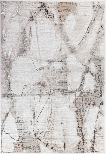 [12227] GAMZE T2354 GRIS CREMA 60x90cm TAPETE - LN25