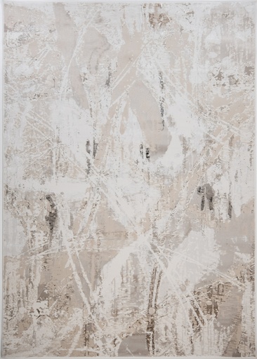 [12087] GAMZE T2357 GRIS CREMA 160*230 TAPETE - LN26