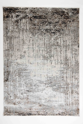 [11466] HADIM T2363 GRIS GRIS ORO 60x90cm TAPETE - LN26