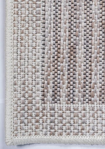 [13033] NUBIA E1011 BEIGE/ CAFÉ 200*290 TAPETE PARA EXTERIOR - LN26