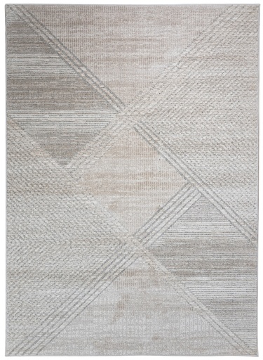 [12923] PIERA U6049 CREMA BEIGE GRIS 160*230 TAPETE - LN26