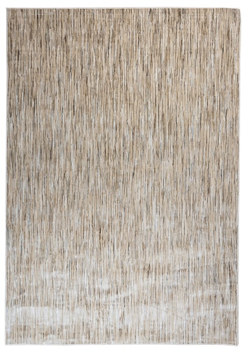 [12545] RIENZ U7027 BEIGE PLATA 300x400cm TAPETE - LN26  - Quedan pocos