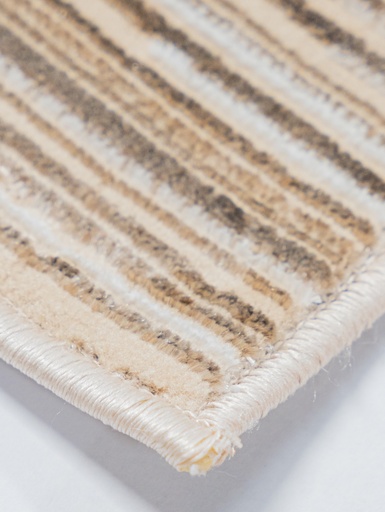 [12550] RIENZ U7028 BEIGE PLATA 300x400cm TAPETE - LN26 - Quedan pocos