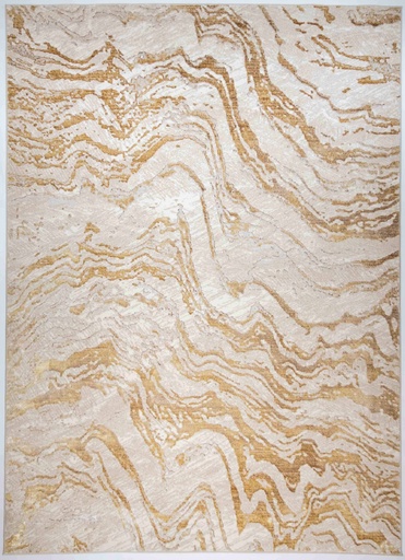 [9730] SIBEL U7009 ORO CREMA 240 DIA TAPETE - LN25