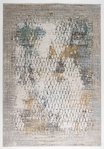 [9193] ZARIA T2198 GRIS CREMA 240*340 TAPETE - LN25